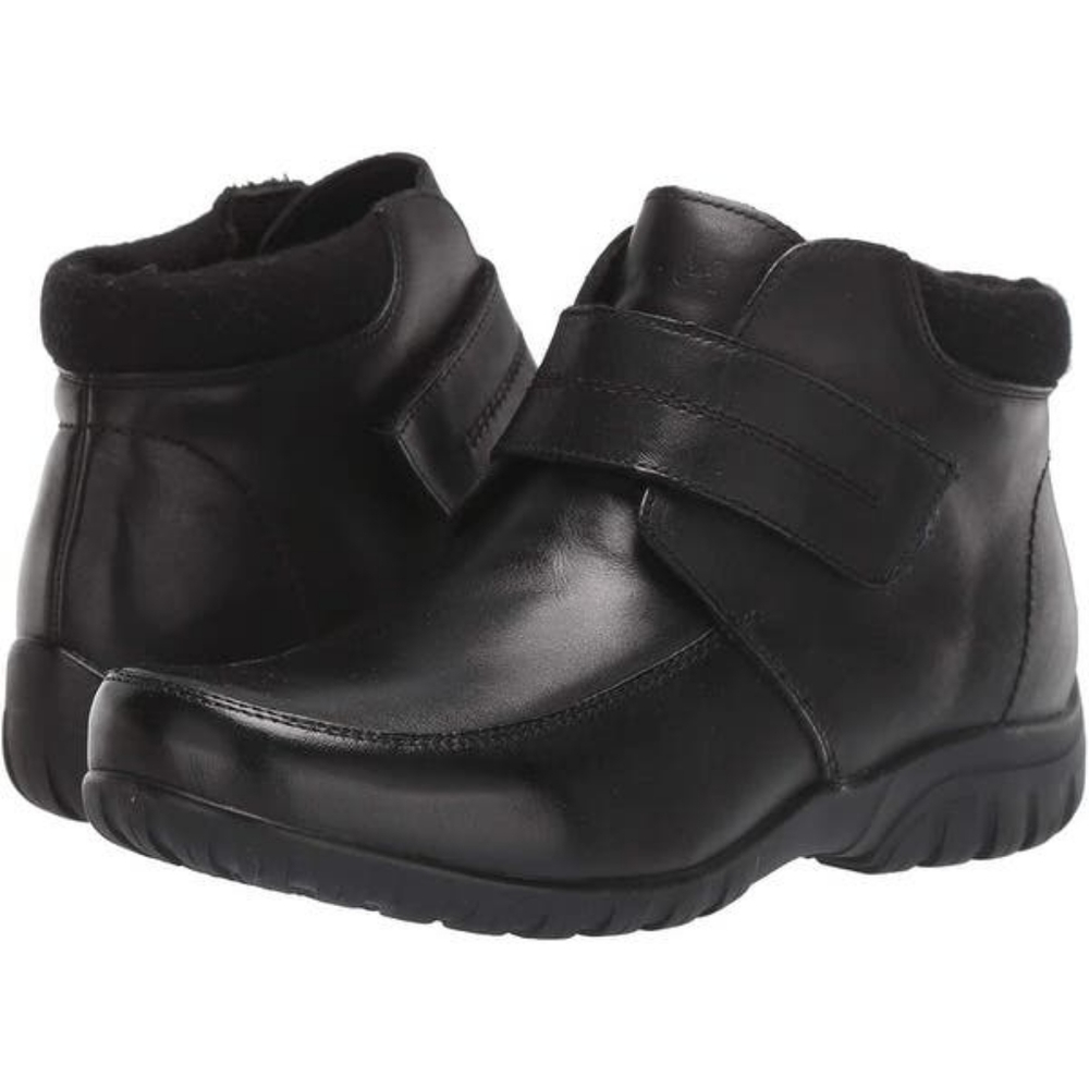 Propet Women's Delaney Strap Ankle Boot, Black Size 9.5